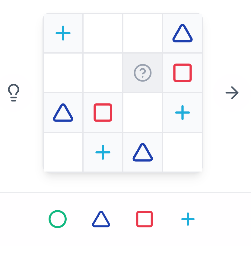 GapChallenge easy screenshot used for a step-by-step elimination walkthrough.